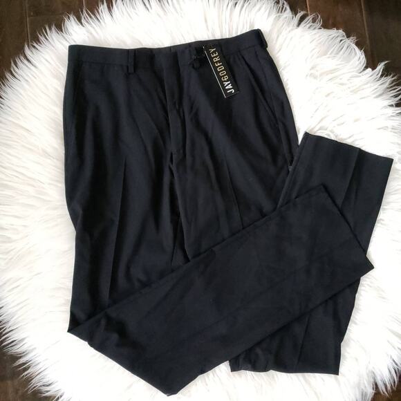 NEW Jay Godfrey Cintas Dress Career Pants Trousers Black Wool Blend Women 32 - Picture 2 of 11